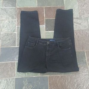 Simple solid black jeans